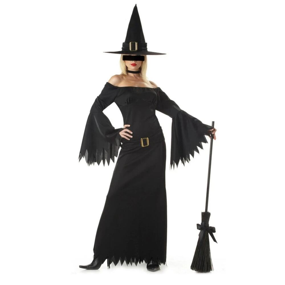 New Halloween Costume Elegant Witch 2pc. Sz Med California Costumes $30